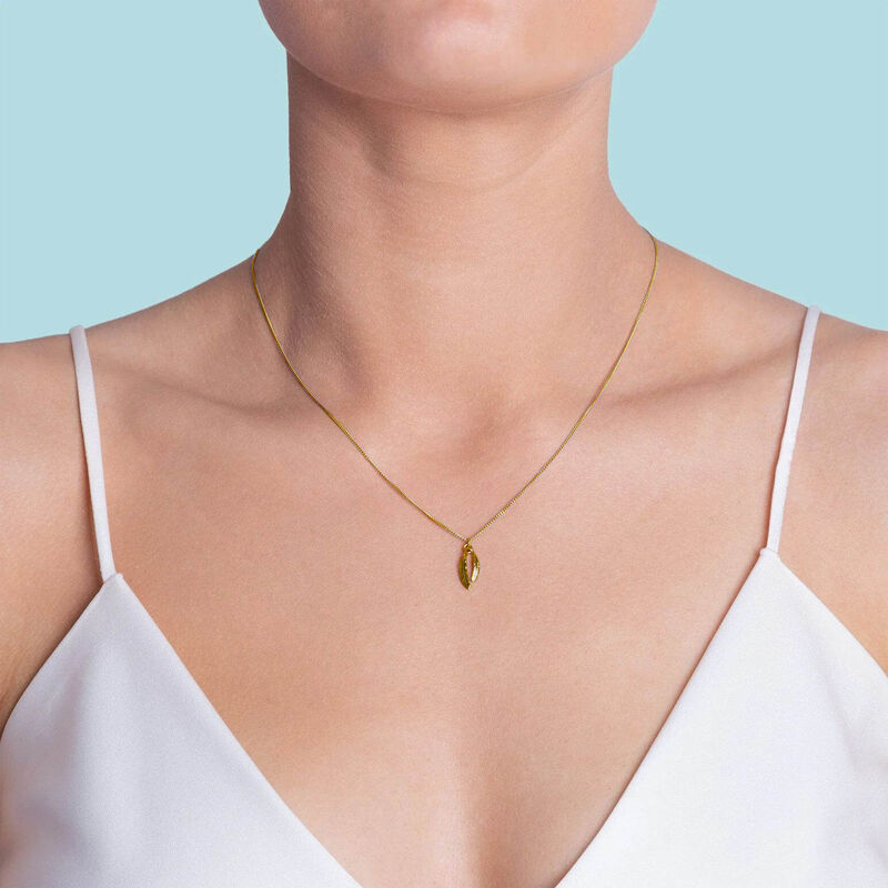 Boh Runga Mini Duo Miromiro Pendant Gold Plate image number 1